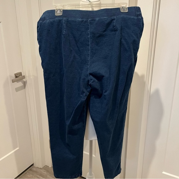 Purejill Indigo slim crops jeans Sz M - Picture 2 of 5